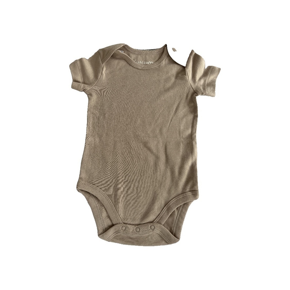Mac and Moon Unisex Brown Onesie size: 12 months